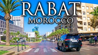 Driving in Rabat Morocco the most beautiful capital in Africa [upl. by Eelinnej]