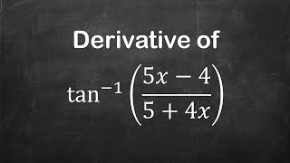 How to find derivative of arctan5x  45  4x  Derivative of Trigonometric Functions [upl. by Cowen]