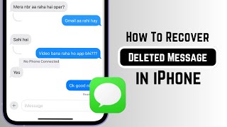 How to Recover Deleted Messages on iPhone [upl. by Catherine179]