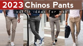 18 Chinos Pants Outfits for Men 2023  mens fashion [upl. by Conias]