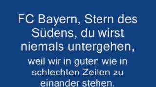 Fc Bayern Stern des südens Lyrics [upl. by Yrocal]