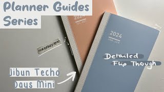 Kokuyo Jibun Techo Days Mini  Detailed Planner Flip Through  Planner Guides Series [upl. by Angelia]