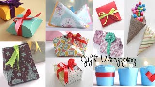 10 Fantastic Gift Wrap Ideas  Paper Crafts  Compilation [upl. by Ahsen56]