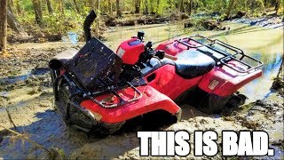 Brand New Four Wheeler Going DEEP [upl. by Islehc]