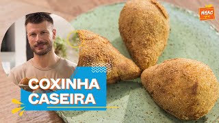 Coxinha de batatadoce recheada com grãodebico  Rodrigo Hilbert  Bem Juntinhos [upl. by Nigle]