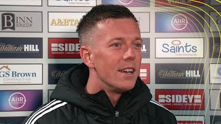 Celtic captain Callum McGregor in conversation after scoring in 60 win against St Johnstone [upl. by Penney612]