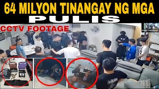 Hotel CCTV Footage Sa Paglabas ng Perang 64 Milyon Ng 44 PULIS Kitang Kita [upl. by Annenn]