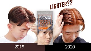 RETRY Gatsby Natural Bleach Aqua Silver  2019 VS 2020 • IT BECAME LIGHTER [upl. by Latimer10]