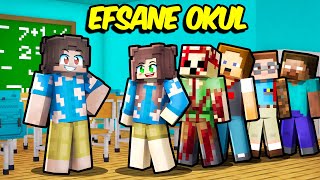 MİNECRAFTTA EFSANE OKULU AÇTIM 🏫 [upl. by Eitirahc439]