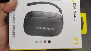 Unboxing Sounarc P1 Portable Speaker [upl. by Navap]