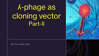 Lamda pahge as cloning vector part II Rec [upl. by Adleme417]