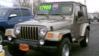 2003 Jeep Wrangler Sahara SUV Tan for sale Dayton Troy Piqua Sidney Ohio  CP13337T [upl. by Arodoet]