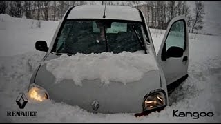 Worlds fastest Renault Kangoo on icy roads 200 kmh [upl. by Aggappe]