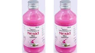 Nexid Suspension Syrup Magaldrate and Simethicone Oral Suspension Syrup [upl. by Samale]