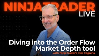 Diving into the Order Flow Market Depth tool  NinjaTrader Live [upl. by Odlanra]