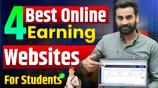 Best 4 Highly Trusted Online Earning Websites For Students In India 2024 [upl. by Hgielra]