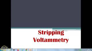 stripping voltammetry [upl. by Wixted900]