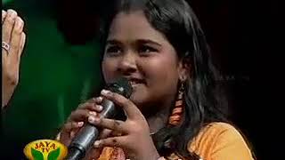 Oviya  Anubavam pudhumai from Kadhalikka neramillai  Ragamalika Champ of champs Jaya TV [upl. by Aube]