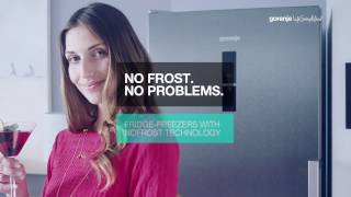 No more »frostrations« Gorenje NoFrost fridge freezers logo15sek [upl. by Ticon]