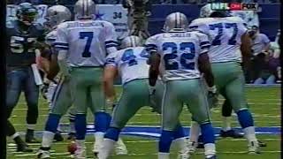 Emmitt Smith becomes the All time leading rusher Vs Seattle 2002 [upl. by Imelda]