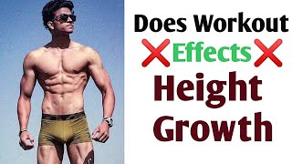 Does Workout Effect HEIGHT GROWTH  Yash Anand [upl. by Tteragram]