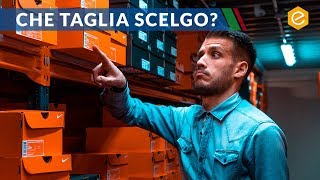 Scegliere il NUMERO delle scarpe da calcio [upl. by Beetner617]