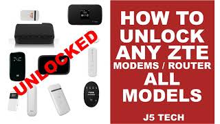 How to Unlock Any ZTE ModemRouter 2021 [upl. by Ybur]