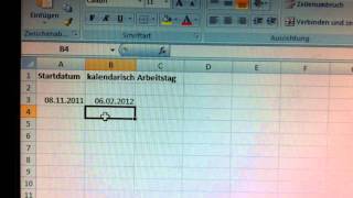 Excel Tutorial  berechnen eines Datums in der Zukunft [upl. by Edsel]