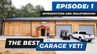 The BEST Garage Build EVER  E1 Initial Walkaround 5000 Sq Ft of Garage Perfection [upl. by Rhett]