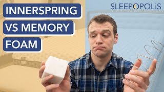 Innerspring vs Memory Foam Mattresses  Which Is Better For You [upl. by Yrellam571]