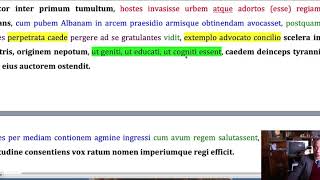 Ab Urbe Condita I 6 Tito Livio Romolo e Remo progettano di costruire una nuova città [upl. by Leontyne149]