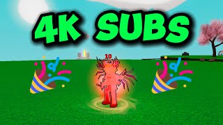 🔴 HITTING 4K SUBS LIVE 🔴  Slap Battles [upl. by Atekram]