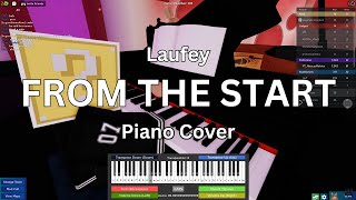 From the start  Laufey ON ROBLOX PIANO SHEETS [upl. by Susejedairam]