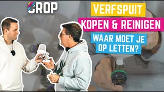 Verfspuit kopen en reinigen waar moet je op letten  CROP [upl. by Arremat676]