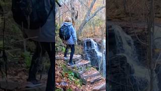 Chasing 21 waterfalls at Ricketts Glen waterfall hiking nature wildlife explore outdoors [upl. by Ainotahs]