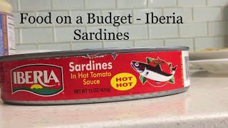 Food on Budget  Iberia sardines in Tomato Sauce [upl. by High664]