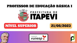 QUESTÃO 17  PEB I – PREFEITURA DE ITAPEVI 2023 [upl. by Joey]