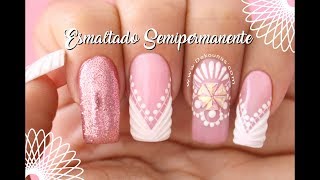 Diseño de uñas Semipermanente ♥ Deko Uñas  Gel polish Nail art [upl. by Meridith]