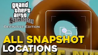 Grand Theft Auto San Andreas Definitive Edition All Snapshot Locations [upl. by Araec146]