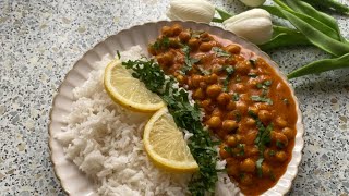 Easy Chickpea Curry Recipe [upl. by Ybot626]