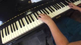 G harmonic minor scale on piano 2 octaves contrary motion [upl. by Ilellan983]