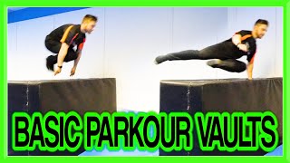 Parkour Basic Vaults Tutorial Kong Speed Dash Reverse etc  Fraser Malik How to [upl. by Yenreit660]