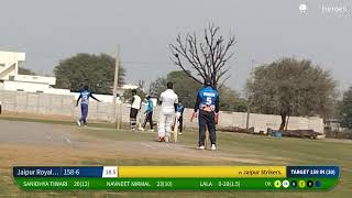 Live Cricket Match  Jaipur Royal Kings vs Jaipur Strikers  03Feb24 0730 AM 20 overs  NNPL03 [upl. by Znieh]