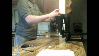 Constructing Solar Filters for Binoculars  Time Lapse [upl. by Mcnair]