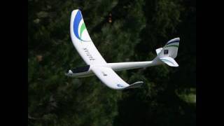 Parkzone Radian RC plane unboxing maiden flight with on board camera [upl. by Atnuahsal]