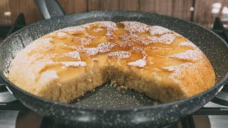 TORTA DI MELE IN PADELLA IN POCHI MINUTI E SENZA FORNO PREPARI UNA TORTA CHE PIACE A TUTTI [upl. by Acysej821]