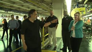 Sergio Marchionne  Belvidere Assembly Plant Tour Highlights [upl. by Lellih]