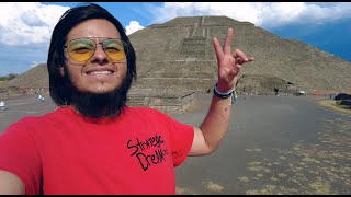 Exploring Mexico City amp Teotihuacan Pyramids 🇲🇽 [upl. by Nallid]