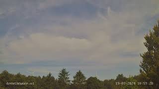 Timelapse weerstation Gasselternijveenschemond 19072024 [upl. by Hakan]