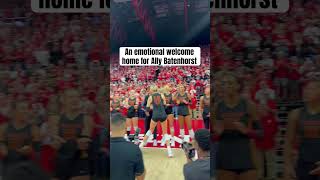 Former Husker Ally Batenhorst is welcomed back to Nebraska huskers gbr nebraska [upl. by Barrada478]